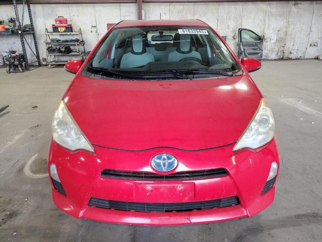 2012 Toyota Prius c VIN JTDKDTB30C1524527 COPART salvage auction — UNDERCARRIAGE, IA - JUNKING CERTIFICATE, sold $350 on 2026-07-08 (photo 5)