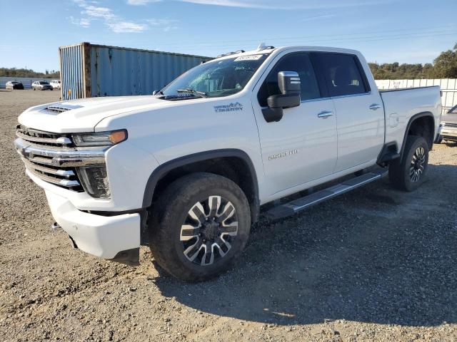 2020 Chevrolet Silverado VIN 1GC4YREY1LF110814 COPART salvage auction — FRONT END, Ca - Salvage Certificate, sold $22,300 on 2026-07-21 (photo 1)