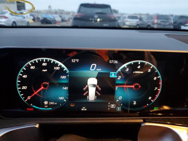 2020 Mercedes-benz Glb-class VIN WDC4M4HB2LW007837 COPART salvage auction — FRONT END, MO - SALVAGE CERTIFICATE OF TITLE, sold $8,500 on 2026-07-28 (photo 9)