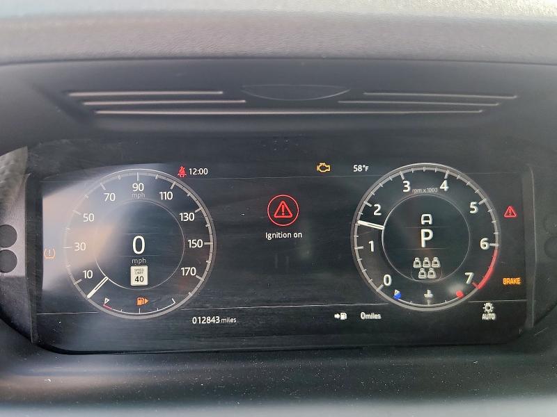 2020 Land rover Discovery sport VIN SALCT2FX2LH833799 COPART salvage auction — FRONT END, Tx - Salvage Vehicle Title, sold $13,600 on 2026-07-27 (photo 9)