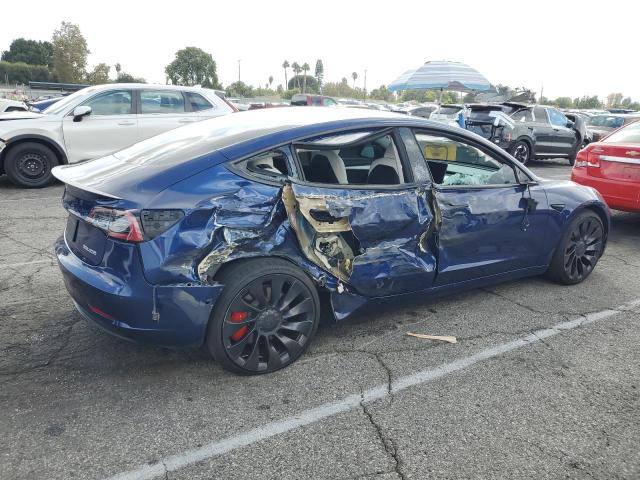 2022 Tesla Model 3 VIN 5YJ3E1EC1NF262111 COPART salvage auction — SIDE, CA - SALVAGE CERTIFICATE, sold $7,300 on 2026-07-24 (photo 3)