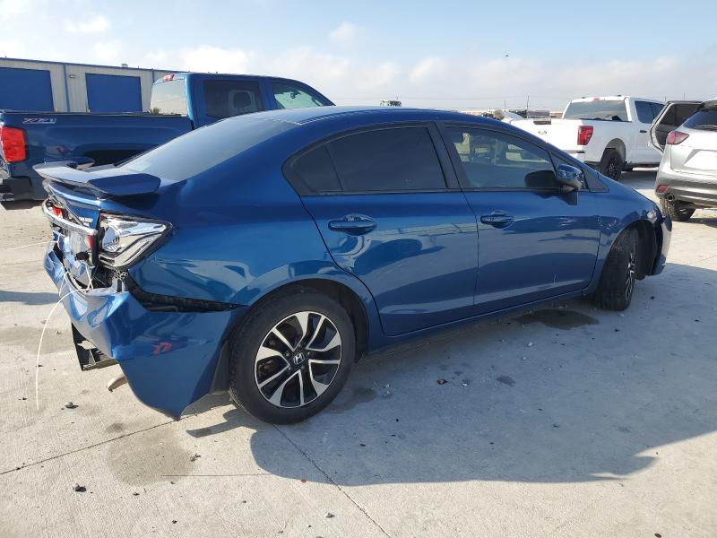 2014 Honda Civic VIN 2HGFB2F83EH529332 COPART salvage auction — REAR END, Tx - Cert Of Title-Rebuilt Salvage, sold $1,650 on 2026-07-02 (photo 3)