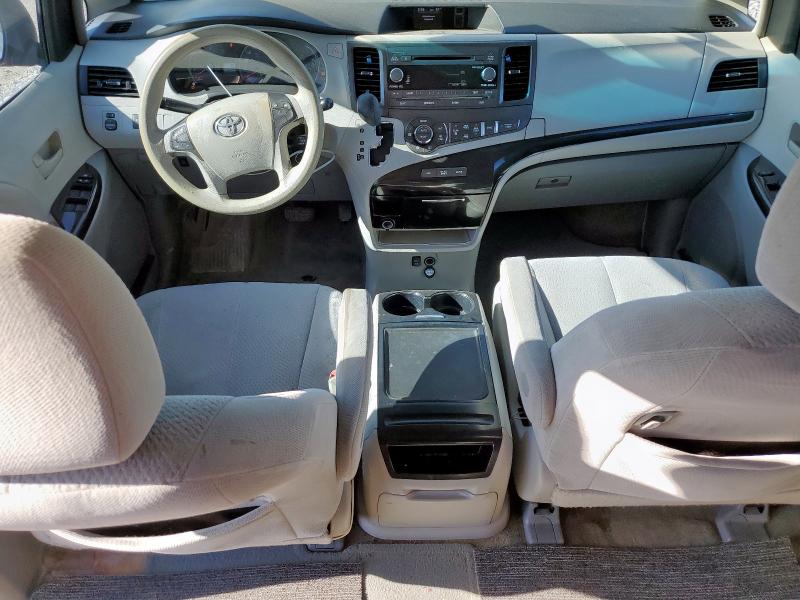 2013 Toyota Sienna VIN 5TDKK3DC3DS331974 COPART salvage auction — FRONT END, Tx - Salvage Vehicle Title, sold $2,050 on 2026-07-06 (photo 8)