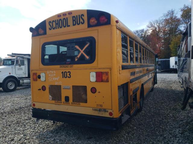 2012 Thomas Saf-t-line VIN 1T7YN4E25C1150094 COPART salvage auction — MINOR DENT/SCRATCHES, CT - CERTIFICATE OF TITLE, sold $2,500 on 2026-07-29 (photo 4)