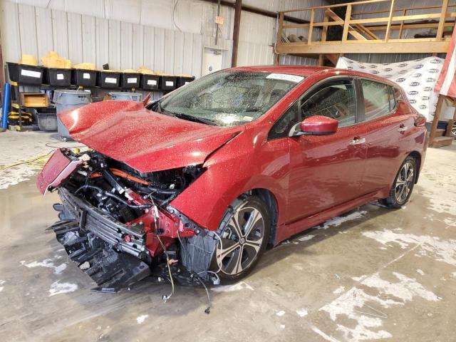 2022 Nissan Leaf VIN 1N4AZ1CV4NC562695 COPART salvage auction — FRONT END, Wv - Salvage Certificate, sold $1,350 on 2026-07-27 (photo 1)