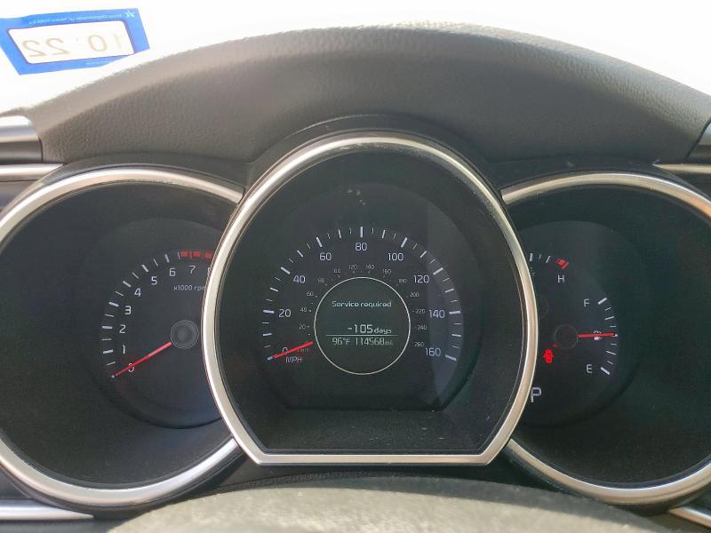 2015 Kia Optima VIN 5XXGM4A7XFG392899 COPART salvage auction — MECHANICAL, Fl - Certificate Of Title, sold $900 on 2026-07-02 (photo 9)