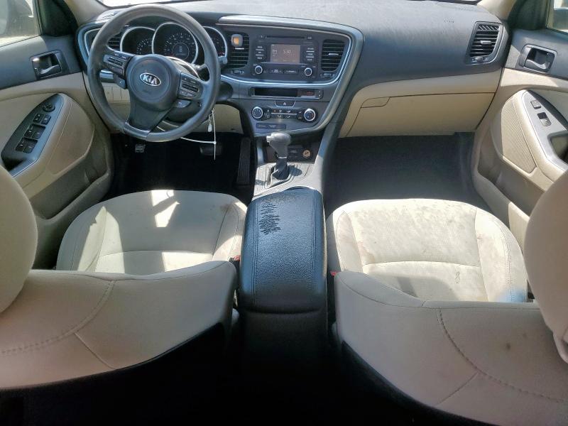 2015 Kia Optima VIN 5XXGM4A7XFG392899 COPART salvage auction — MECHANICAL, Fl - Certificate Of Title, sold $900 on 2026-07-02 (photo 8)