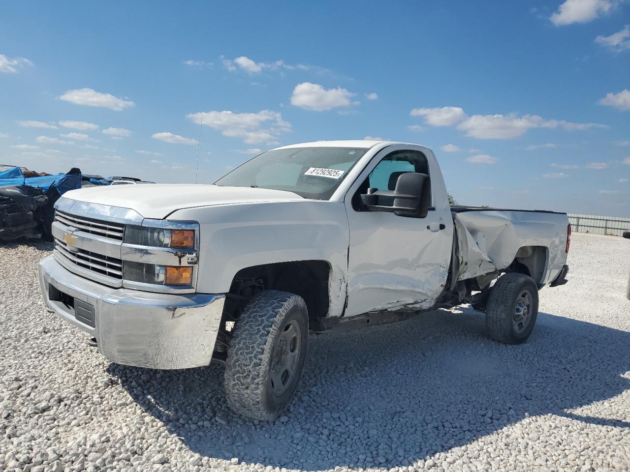 2018 Chevrolet Silverado 2500 VIN 1GC0CUEG7JZ275267 COPART salvage auction — Side, TX - SALVAGE VEHICLE TITLE (P), sold $4,100 on 2026-07-09 (photo 1)