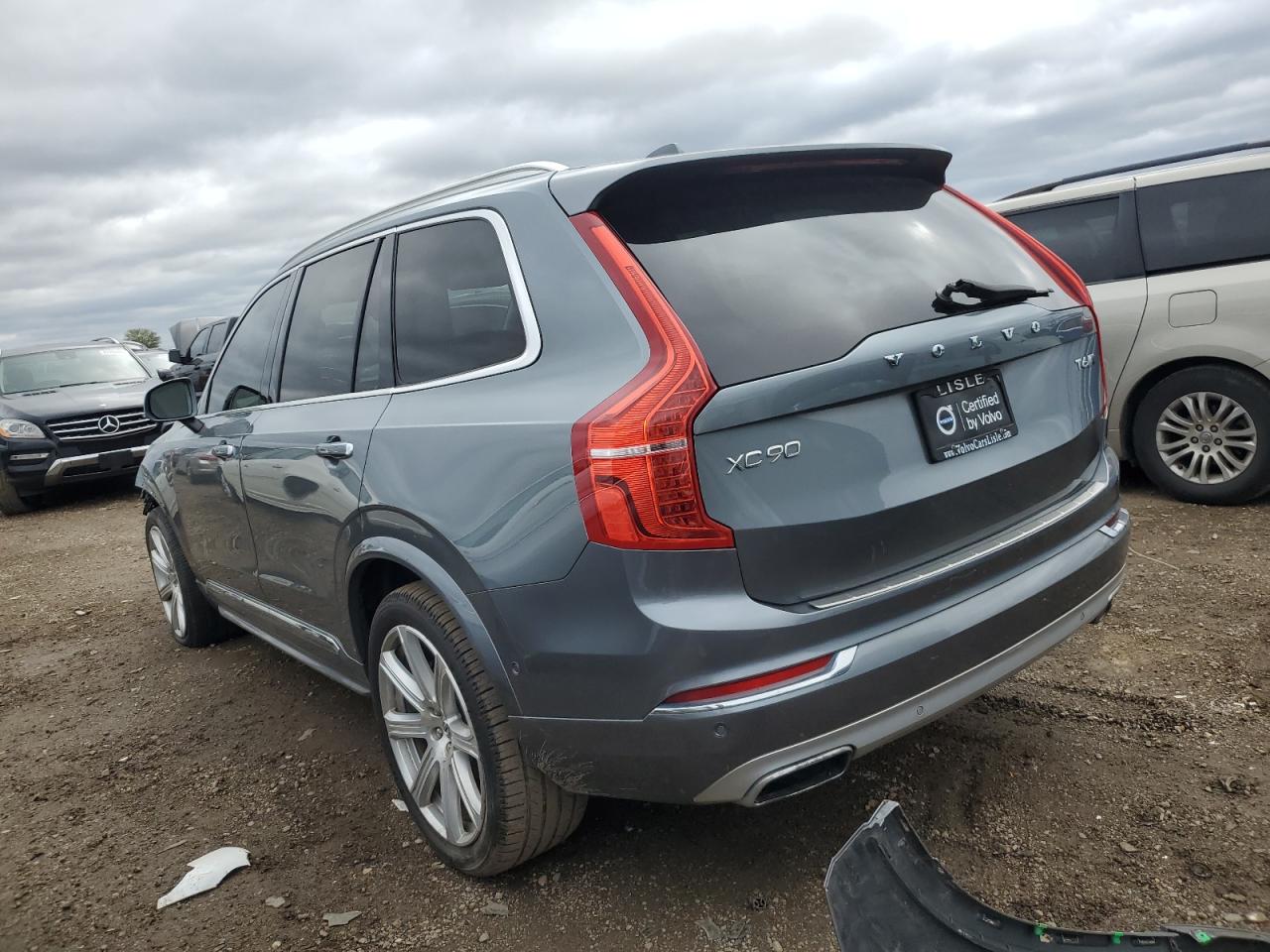 2017 Volvo XC90 VIN YV4A22PL3H1175436 COPART salvage auction — Front End, IL - SALVAGE CERTIFICATE, sold $10,200 on 2026-06-30 (photo 2)