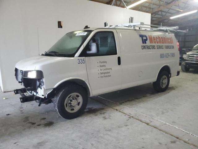 2023 Chevrolet Express 2500 VIN 1GCWGAFP9P1148622 COPART salvage auction — FRONT END, Ky - Cert Of Title-Salvage, sold $9,200 on 2026-07-15 (photo 1)