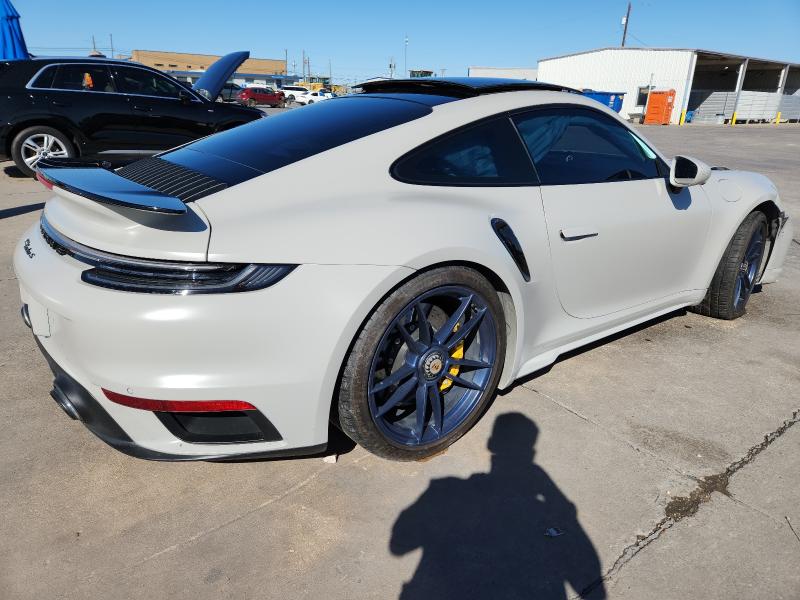 2022 Porsche 911 VIN WP0AD2A98NS255945 COPART salvage auction — FRONT END, Tx - Certificate Of Title, sold $146,000 on 2026-08-24 (photo 3)