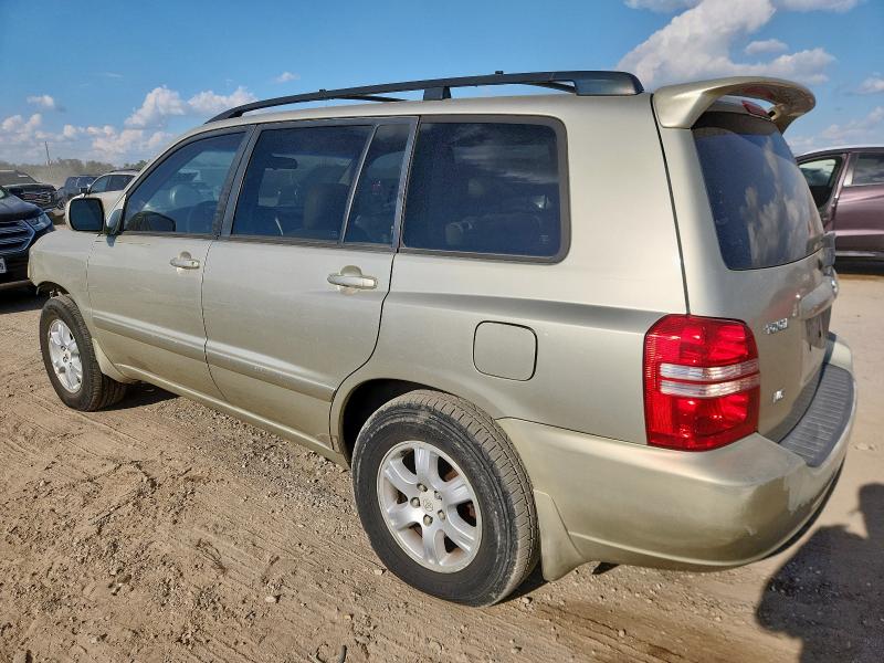 2003 Toyota Highlander VIN JTEGF21A330087599 COPART salvage auction — FRONT END, Tx - Bonded Title - Clean, sold $825 on 2026-07-20 (photo 2)