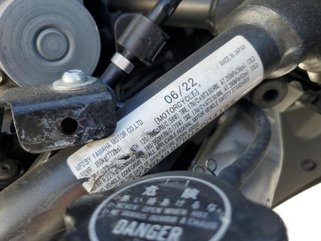 2022 Yamaha Yzfr7 VIN JYARM38E5NA004183 COPART salvage auction — ALL OVER, PA - CERTIFICATE OF SALVAGE, sold $1,250 on 2026-07-23 (photo 9)