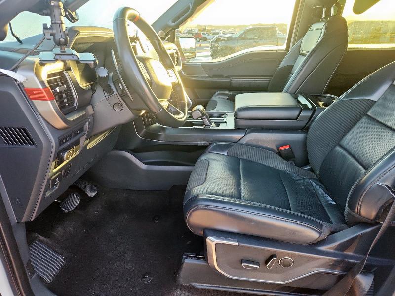 2022 Ford F-150 lightning VIN 1FTFW1RG8NFC00689 COPART salvage auction — SIDE, TX - CERTIFICATE OF TITLE, sold $38,250 on 2026-07-30 (photo 7)