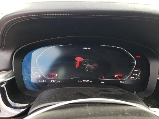 2020 BMW M5 VIN WBSJF0C00LCD32338 COPART salvage auction — FRONT END, Nj - Cert Of Title-Salvage, sold $23,600 on 2026-07-17 (photo 9)