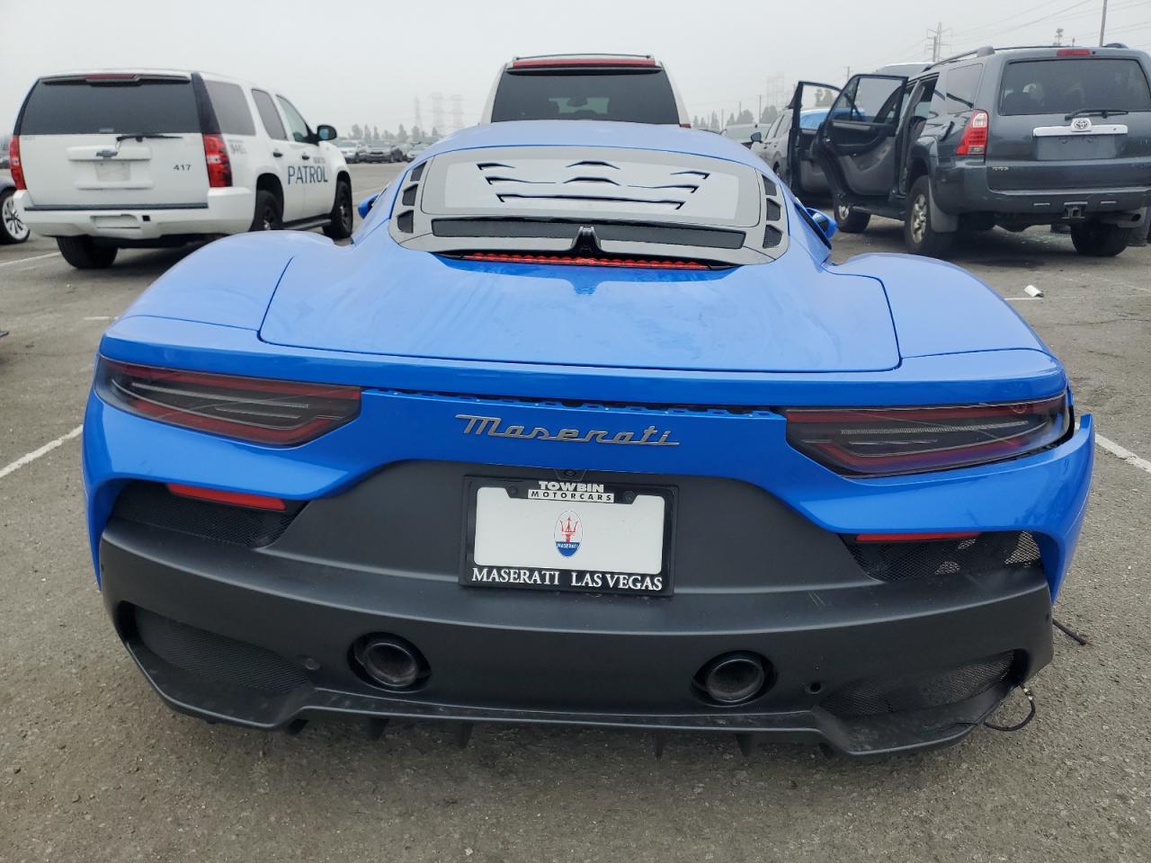 2023 Maserati MC20 VIN ZAMBMRAB9P0422078 COPART salvage auction — Front End, Sc - Salvage Title, sold $51,500 on 2026-08-18 (photo 6)