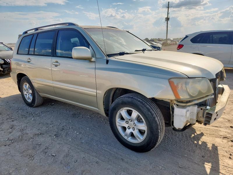 2003 Toyota Highlander VIN JTEGF21A330087599 COPART salvage auction — FRONT END, Tx - Bonded Title - Clean, sold $825 on 2026-07-20 (photo 4)