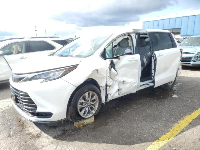 2022 Toyota Sienna VIN 5TDKRKEC1NS111366 COPART salvage auction — SIDE, Md - Cert Of Salvage > 75% Damage, sold $9,600 on 2026-07-14 (photo 1)