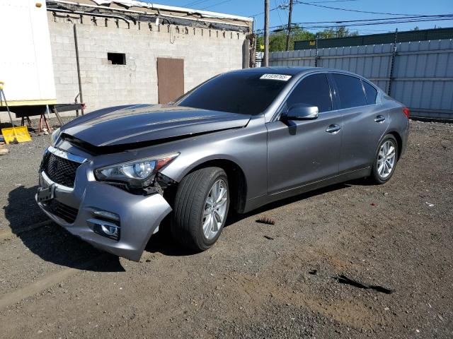 2015 Infiniti Q50 VIN JN1BV7AR1FM416322 COPART salvage auction — FRONT END, Ct - Cert Of Title-Salvage, sold $825 on 2026-07-17 (photo 1)