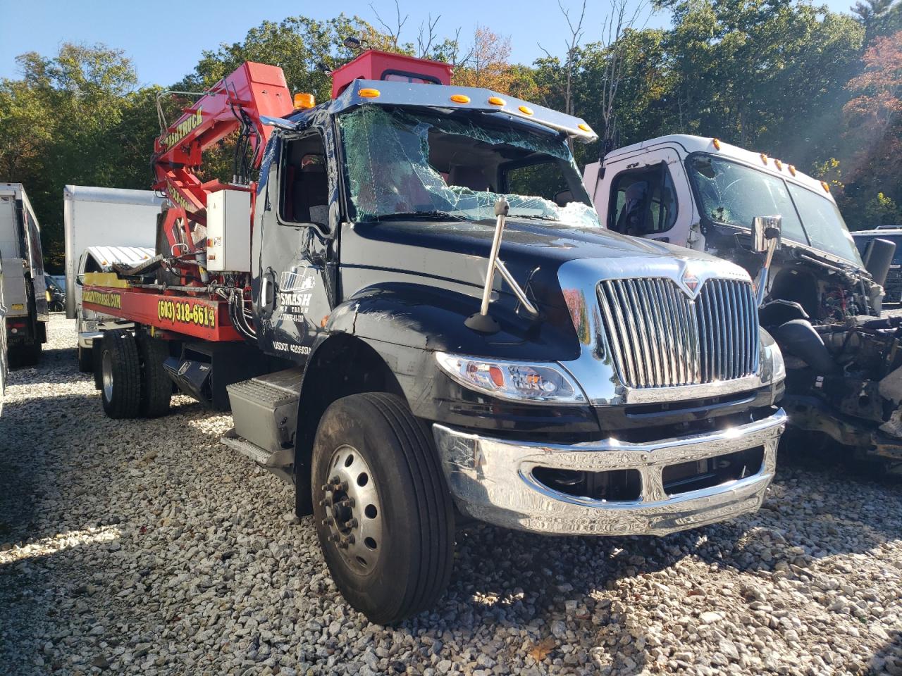 2023 International Hv VIN 1HTEJMML1PH051178 COPART salvage auction — Rollover, NH - CERT OF TITLE-SALVAGE, sold $19,000 on 2026-01-29 (photo 1)