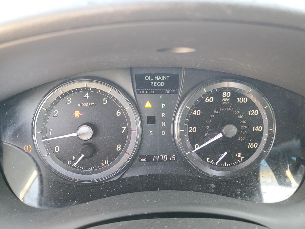 2010 Lexus ES VIN JTHBK1EG3A2370958 COPART salvage auction — Front End, CA - DIS/DLR/EXP ONLY CLEAN TITLE, sold $1,250 on 2025-11-05 (photo 9)