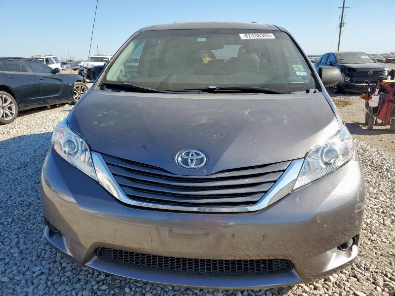 2013 Toyota Sienna VIN 5TDKK3DC3DS331974 COPART salvage auction — FRONT END, Tx - Salvage Vehicle Title, sold $2,050 on 2026-07-06 (photo 5)