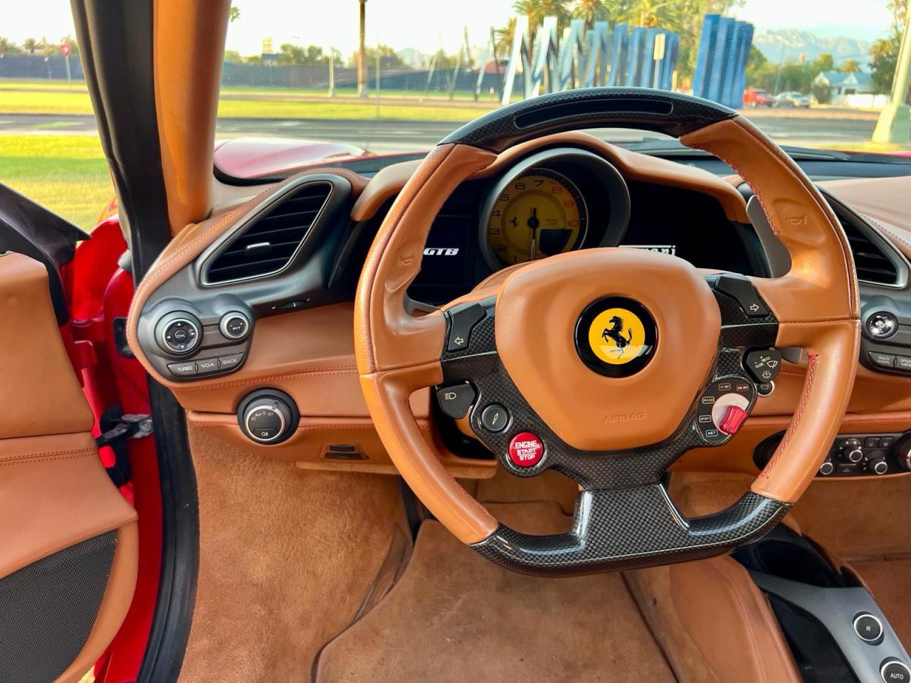 2016 Ferrari 488 GTB VIN ZFF79ALA5G0214993 COPART salvage auction — Minor Dent/Scratches, AZ - CERT OF TITLE-RESTORED SALVAGE (P), sold $70,500 on 2025-12-05 (photo 9)