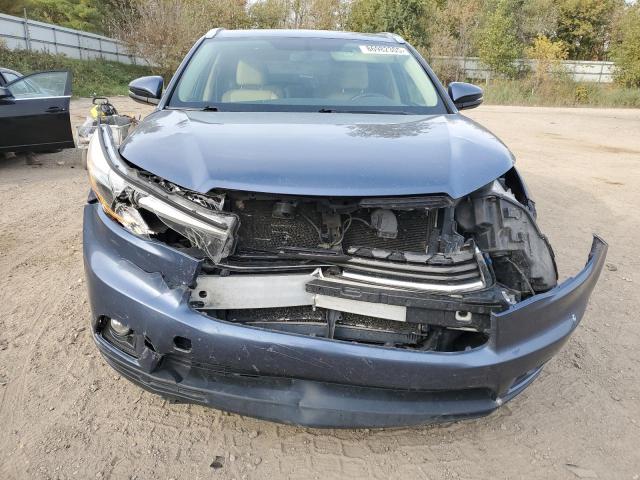 2016 Toyota Highlander VIN 5TDJKRFH0GS235621 COPART salvage auction — FRONT END, Mi - Certificate Of Title, sold $300 on 2026-07-01 (photo 5)