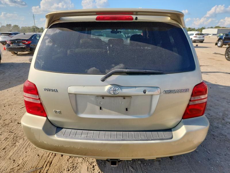 2003 Toyota Highlander VIN JTEGF21A330087599 COPART salvage auction — FRONT END, Tx - Bonded Title - Clean, sold $825 on 2026-07-20 (photo 6)