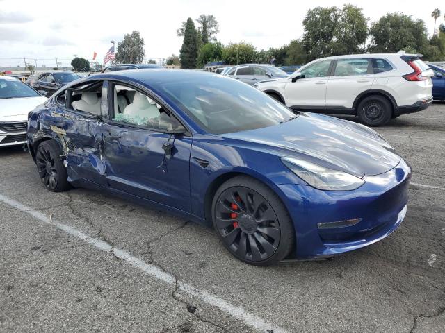 2022 Tesla Model 3 VIN 5YJ3E1EC1NF262111 COPART salvage auction — SIDE, CA - SALVAGE CERTIFICATE, sold $7,300 on 2026-07-24 (photo 4)