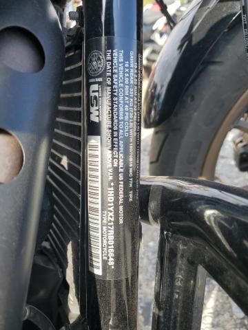 2024 Harley-davidson Fxlrst VIN 1HD1YXZ17RB016648 COPART salvage auction — SIDE, PA - CERTIFICATE OF SALVAGE, sold $7,200 on 2026-07-16 (photo 9)