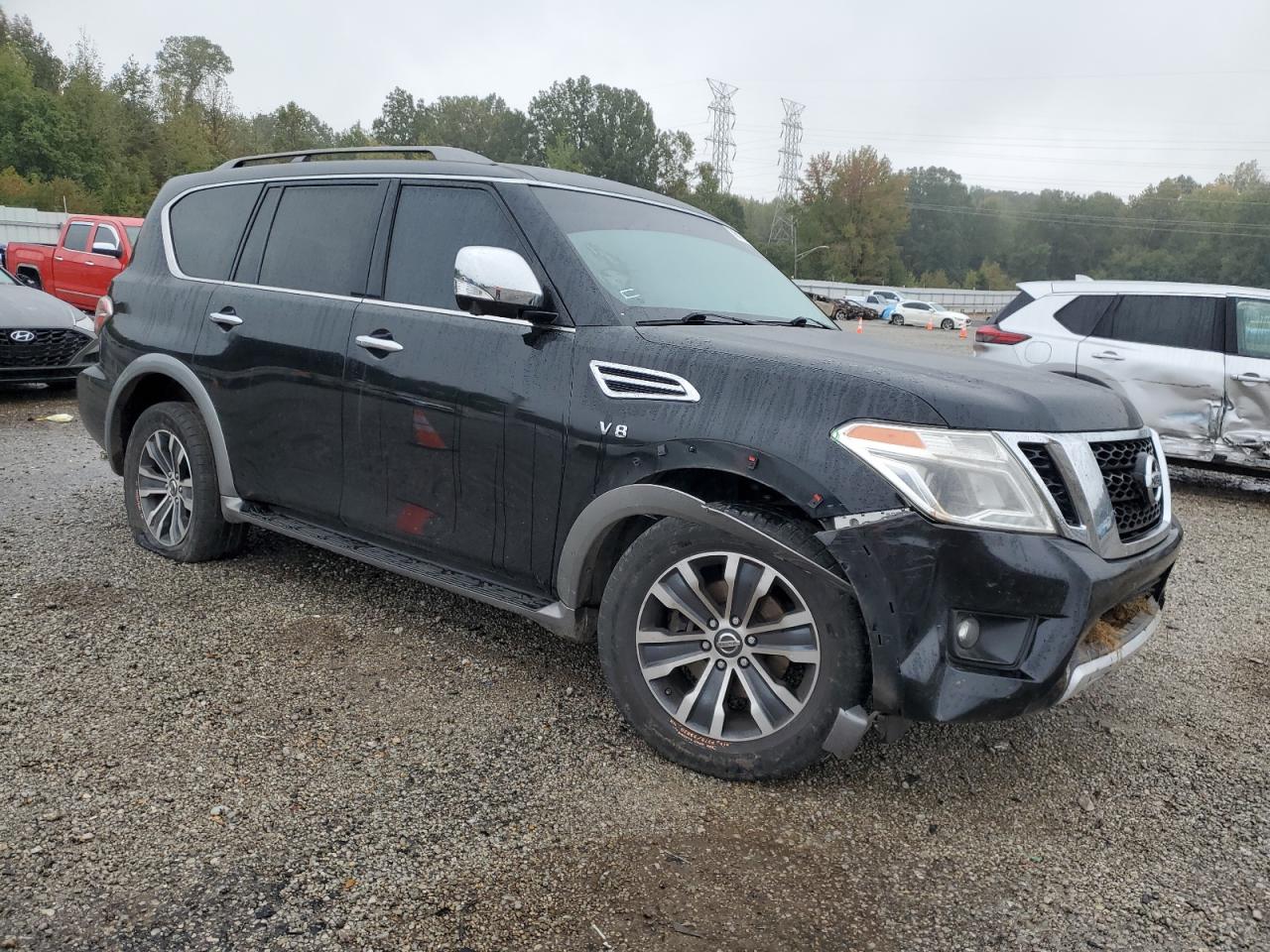2017 Nissan Armada VIN JN8AY2NC0H9502062 COPART salvage auction — Front End, TN - SALVAGE CERTIFICATE, sold $3,750 on 2026-06-30 (photo 4)