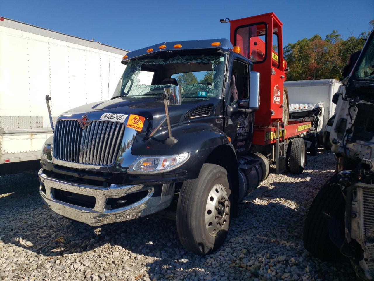 2023 International Hv VIN 1HTEJMML1PH051178 COPART salvage auction — Rollover, NH - CERT OF TITLE-SALVAGE, sold $19,000 on 2026-01-29 (photo 2)