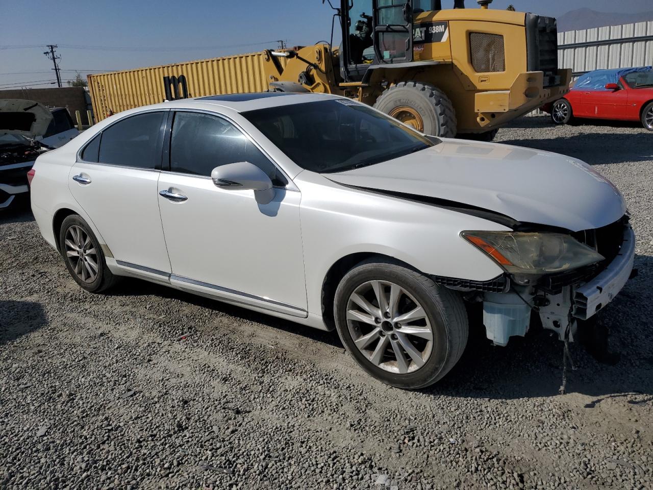 2010 Lexus ES VIN JTHBK1EG3A2370958 COPART salvage auction — Front End, CA - DIS/DLR/EXP ONLY CLEAN TITLE, sold $1,250 on 2025-11-05 (photo 4)