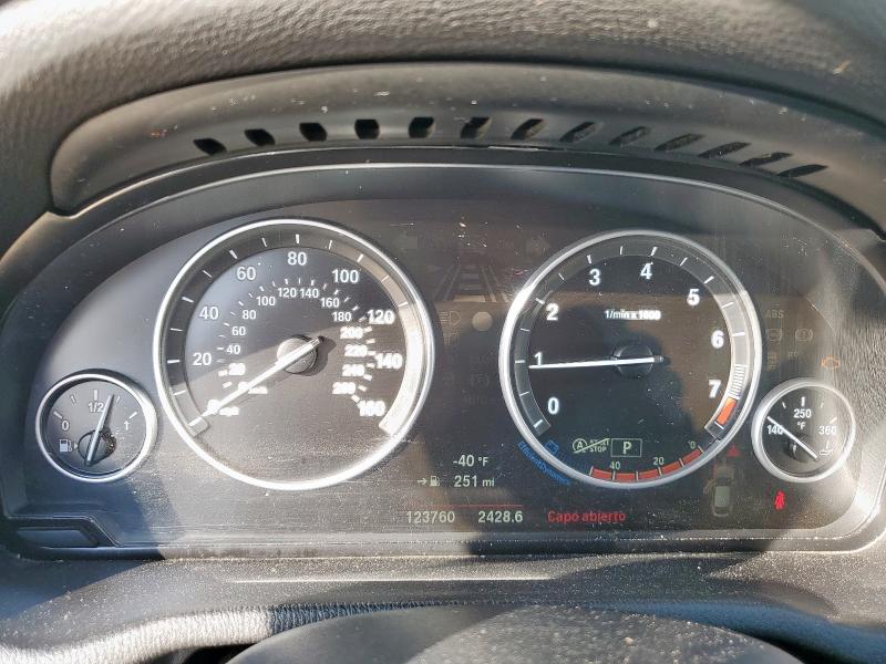 2016 BMW X4 VIN 5UXXW3C59G0M90324 COPART salvage auction — FRONT END, Tx - Salvage Vehicle Title, sold $2,700 on 2026-07-09 (photo 9)