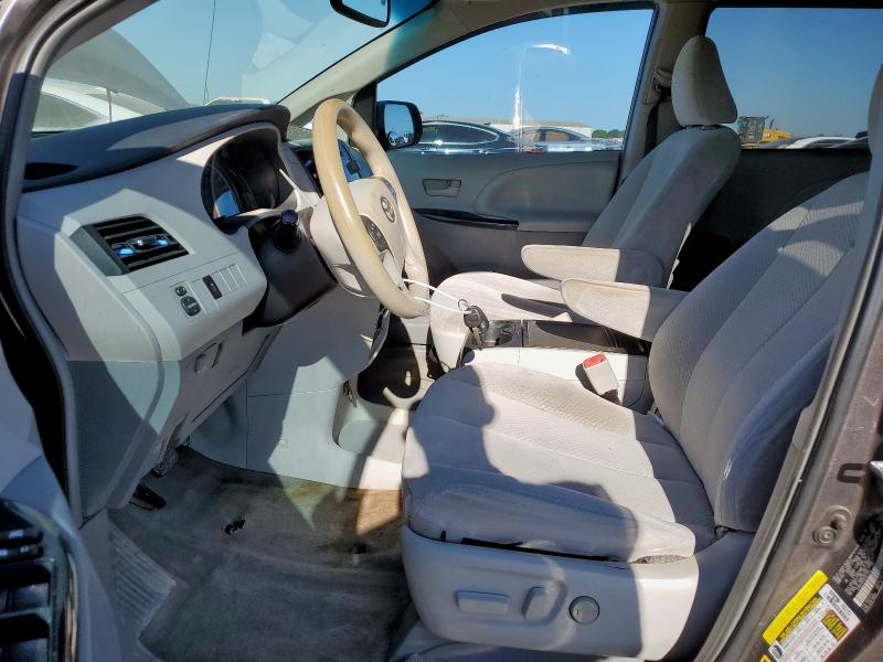 2013 Toyota Sienna VIN 5TDKK3DC3DS331974 COPART salvage auction — FRONT END, Tx - Salvage Vehicle Title, sold $2,050 on 2026-07-06 (photo 7)