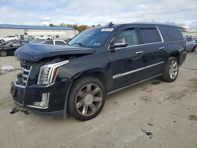 2018 Cadillac Escalade VIN 1GYS4JKJ5JR371140 COPART salvage auction — FRONT END, Pa - Certificate Of Salvage, sold $3,750 on 2026-07-31 (photo 1)