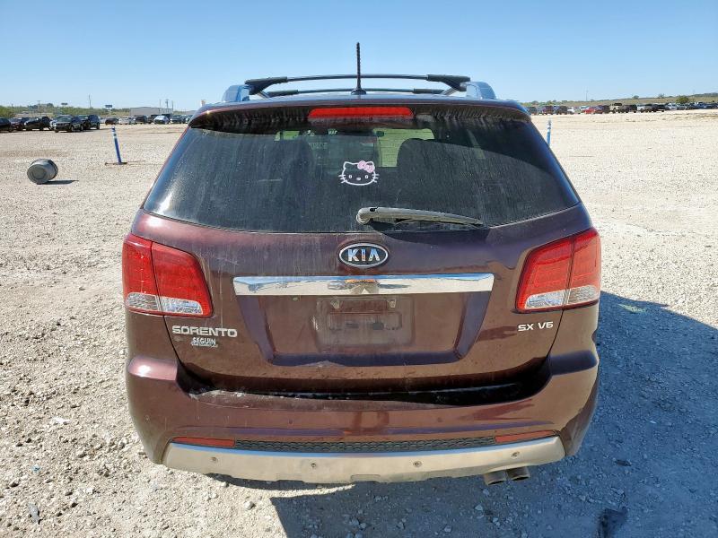2013 Kia Sorento VIN 5XYKWDA25DG393864 COPART salvage auction — SIDE, TX - SALVAGE VEHICLE TITLE (P), sold $775 on 2026-07-30 (photo 6)