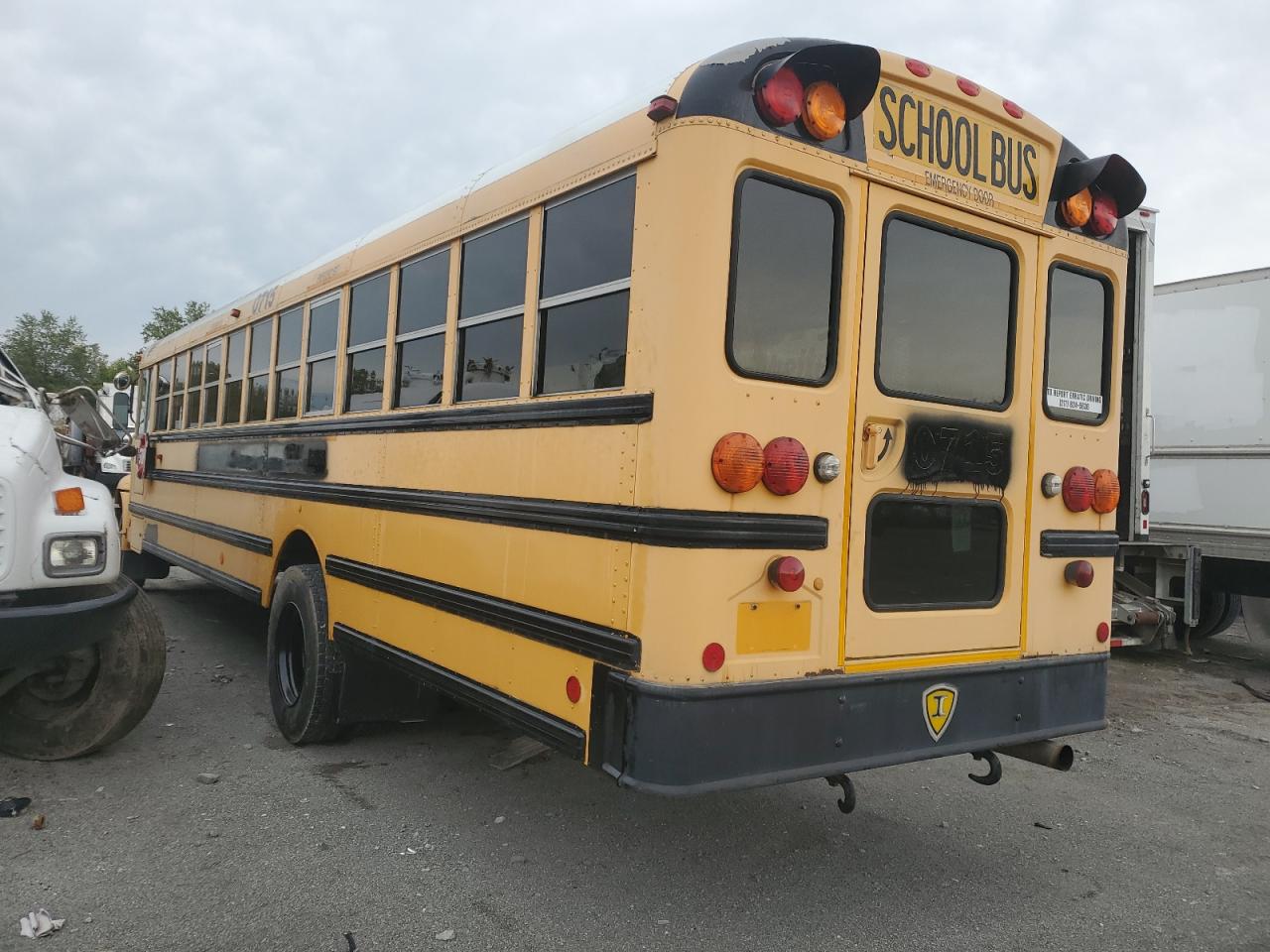 2007 Ic Corporation Ce Series School VIN 4DRBUAFP07B380085 COPART salvage auction — Normal Wear, IL - CERTIFICATE OF TITLE, sold $1,800 on 2026-07-08 (photo 3)