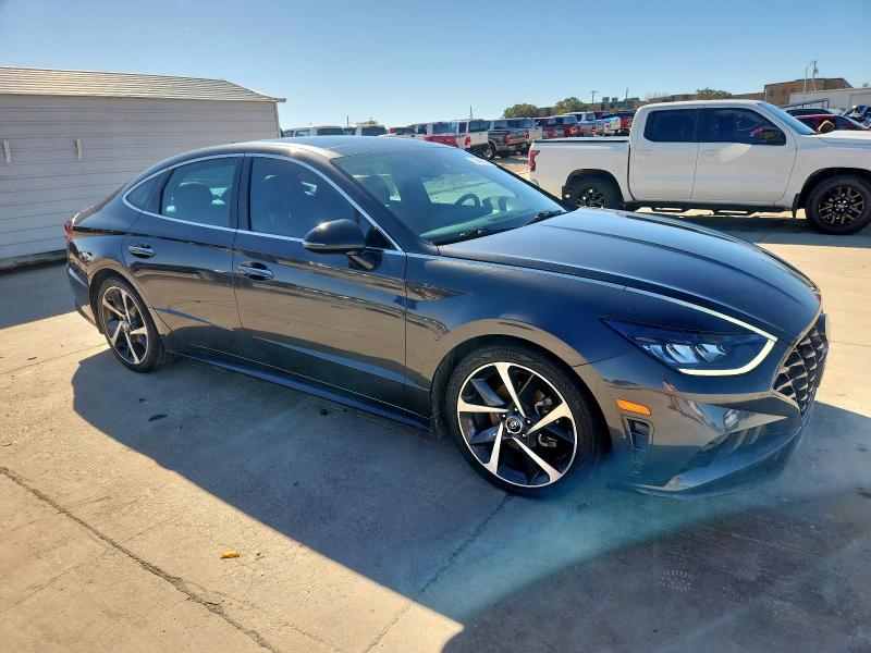 2021 Hyundai Sonata VIN 5NPEJ4J22MH122538 COPART salvage auction — REAR END, Tx - Salvage Vehicle Title, sold $6,300 on 2026-07-23 (photo 4)