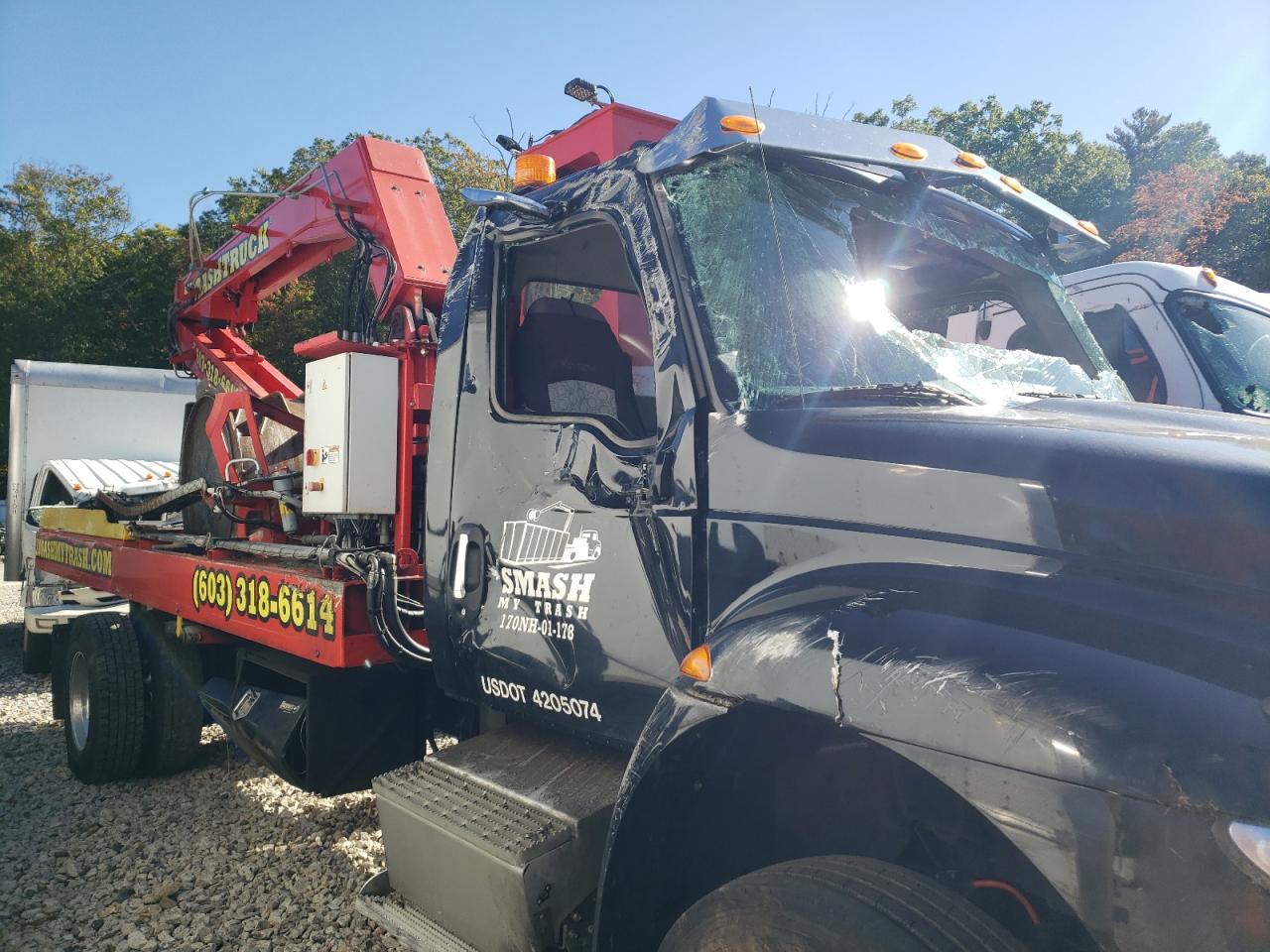 2023 International Hv VIN 1HTEJMML1PH051178 COPART salvage auction — Rollover, NH - CERT OF TITLE-SALVAGE, sold $19,000 on 2026-01-29 (photo 9)