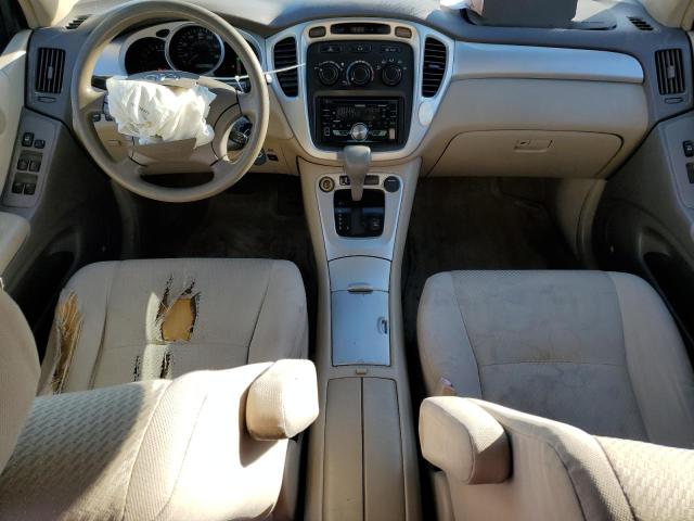 2005 Toyota Highlander VIN JTEDP21AX50062167 COPART salvage auction — FRONT END, Ca - Salvage Certificate, sold $575 on 2026-07-23 (photo 8)