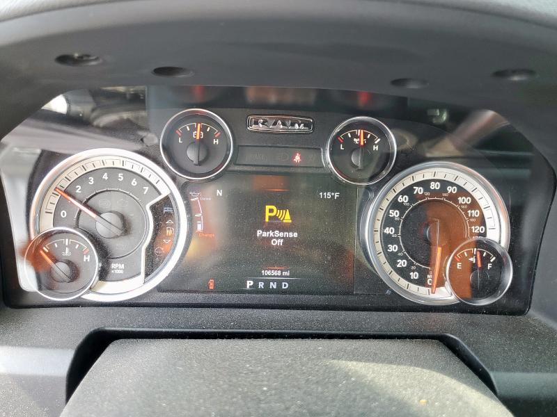 2017 Ram 1500 VIN 1C6RR7LT1HS655979 COPART salvage auction — HAIL, Tx - Certificate Of Title, sold $900 on 2026-07-24 (photo 9)