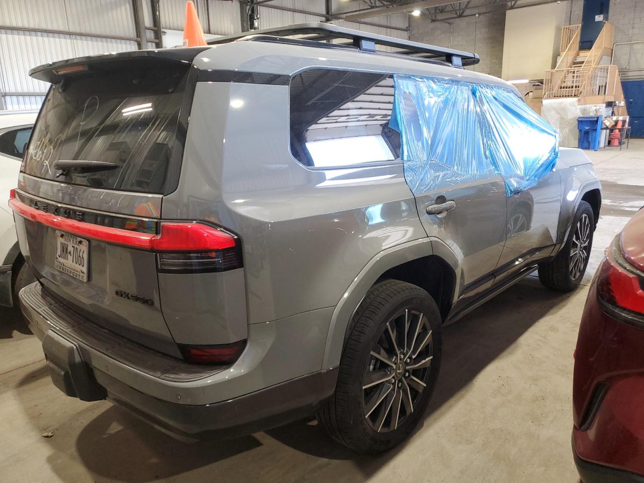 2025 Lexus GX VIN JTJVBCDX1S5040146 COPART salvage auction — Vandalized, Salvage Title, sold $70,000 on 2025-12-22 (photo 3)