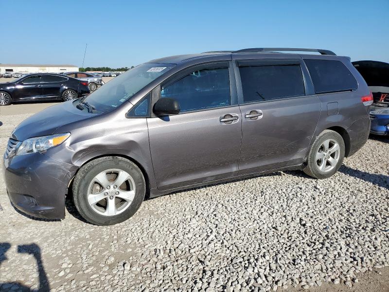 2013 Toyota Sienna VIN 5TDKK3DC3DS331974 COPART salvage auction — FRONT END, Tx - Salvage Vehicle Title, sold $2,050 on 2026-07-06 (photo 1)