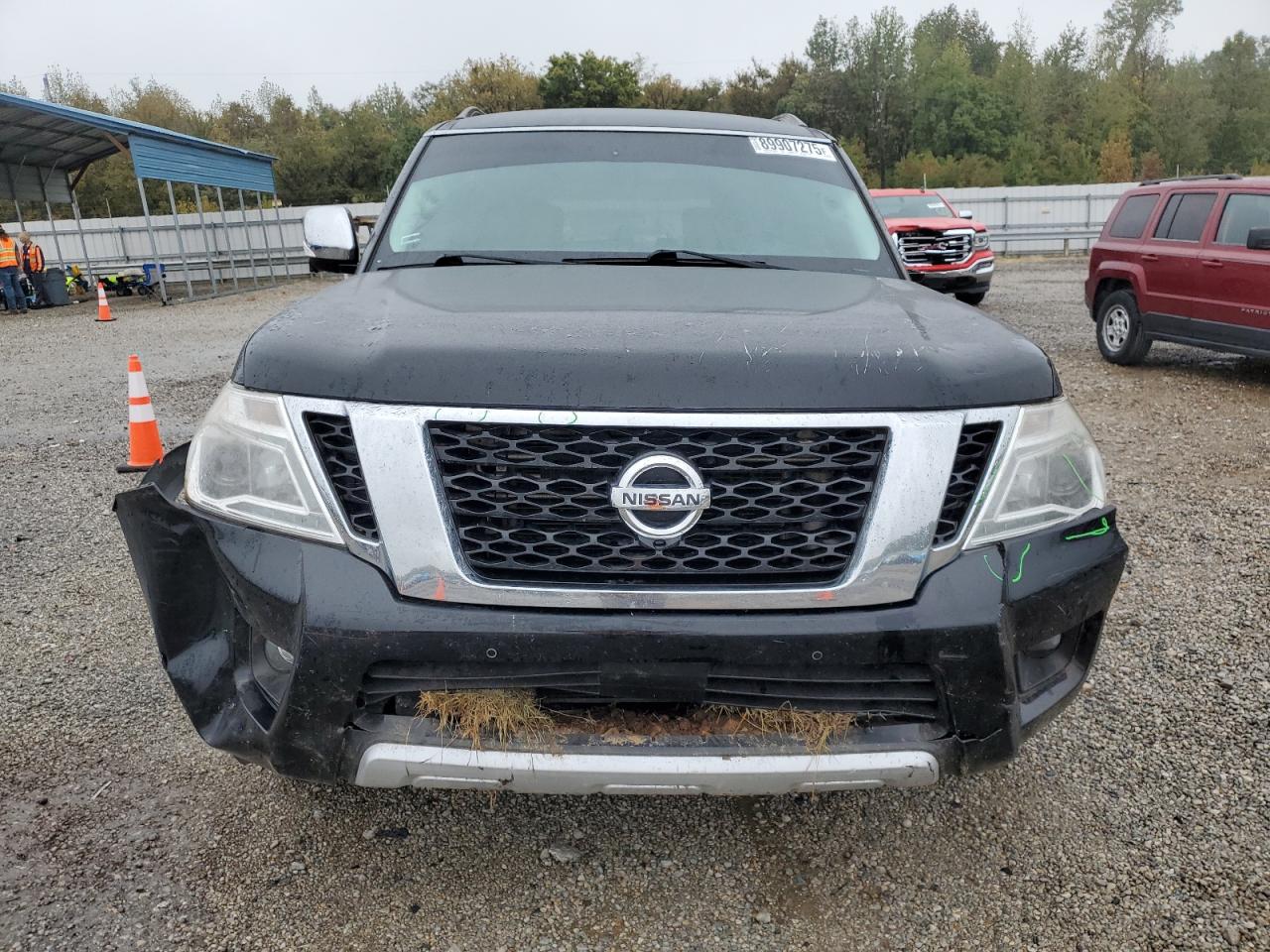 2017 Nissan Armada VIN JN8AY2NC0H9502062 COPART salvage auction — Front End, TN - SALVAGE CERTIFICATE, sold $3,750 on 2026-06-30 (photo 5)