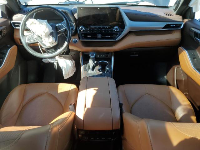 2022 Toyota Highlander VIN 5TDFZRAH7NS122528 COPART salvage auction — Front End, AL - CERT OF TITLE-SALVAGE TITLE, sold $17,700 on 2025-12-08 (photo 8)
