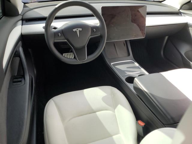 2022 Tesla Model 3 VIN 5YJ3E1EC1NF262111 COPART salvage auction — SIDE, CA - SALVAGE CERTIFICATE, sold $7,300 on 2026-07-24 (photo 8)