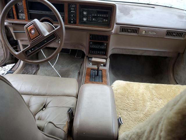 1989 Cadillac Eldorado VIN 1G6EL1156KU610304 COPART salvage auction — WATER/FLOOD, Ca - Certificate Of Title, sold $300 on 2026-07-07 (photo 8)