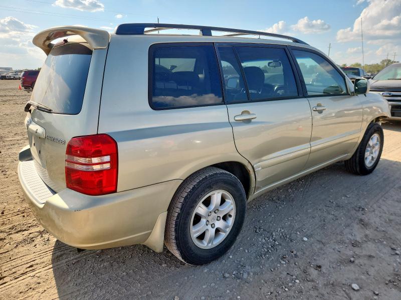 2003 Toyota Highlander VIN JTEGF21A330087599 COPART salvage auction — FRONT END, Tx - Bonded Title - Clean, sold $825 on 2026-07-20 (photo 3)